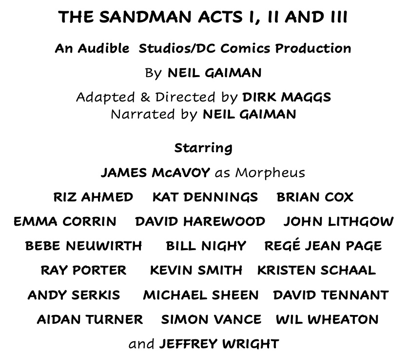 Sandman main cast 2